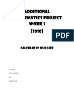 Project Work 1 Add Math!!