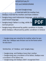 Intertextuality Oedipus and Sangkuriang