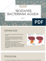 Prostatitis Bacteriana Aguda