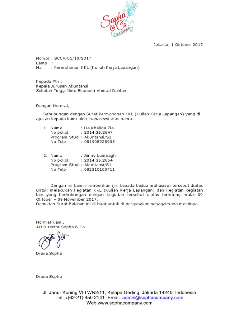 Contoh Surat Memohon Cuti Dari Pihak Sekolah