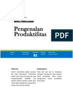 Modul 1 Analisa Produktifitas