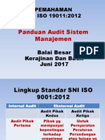 ISO 9011 Panduan Audit