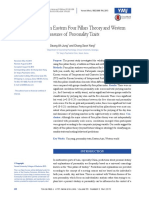 Relations Between Eastern Four Pillars Theory and Western Measures of Personality Traits.