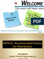 NFPA 87 RP For Fluid Heaters (Presentation) PDF
