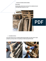 Proceso de Fabricacion de Mueble de Pallets