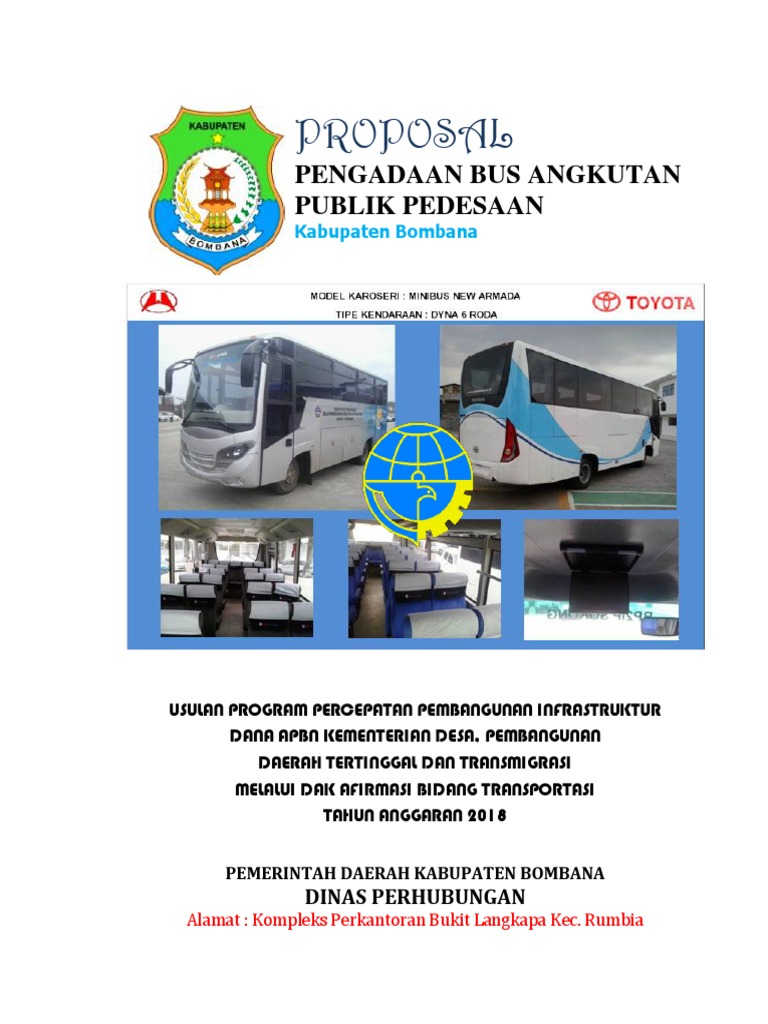 Proposal Pengadaan Bus Pariwisata untuk Meningkatkan Kinerja dan Daya Saing [Nama Perusahaan/Instansi]