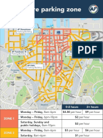 City Centre Parking Zone Map From 11 July 2016