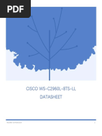 Cisco WS-C2960L-8TS-LL Datasheet