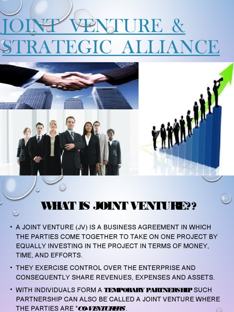 Joint Ventures vs. Strategic Alliances | PDF | Joint Venture ...