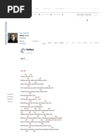 PERFECT Chords - Ed Sheeran - E-Chords