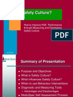 What Is Safety Culture