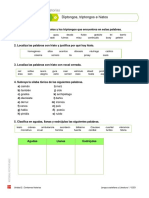 1 Eso Tema 2 Ficha 2 Diptongos Triptongos Hiatos