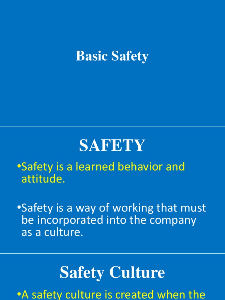 Basic Safety Powerpoint NCCER PDF Occupational Safety And Health