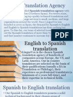 Spanish Translation Agency