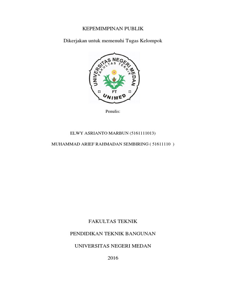 Makalah Kepemimpinan Public