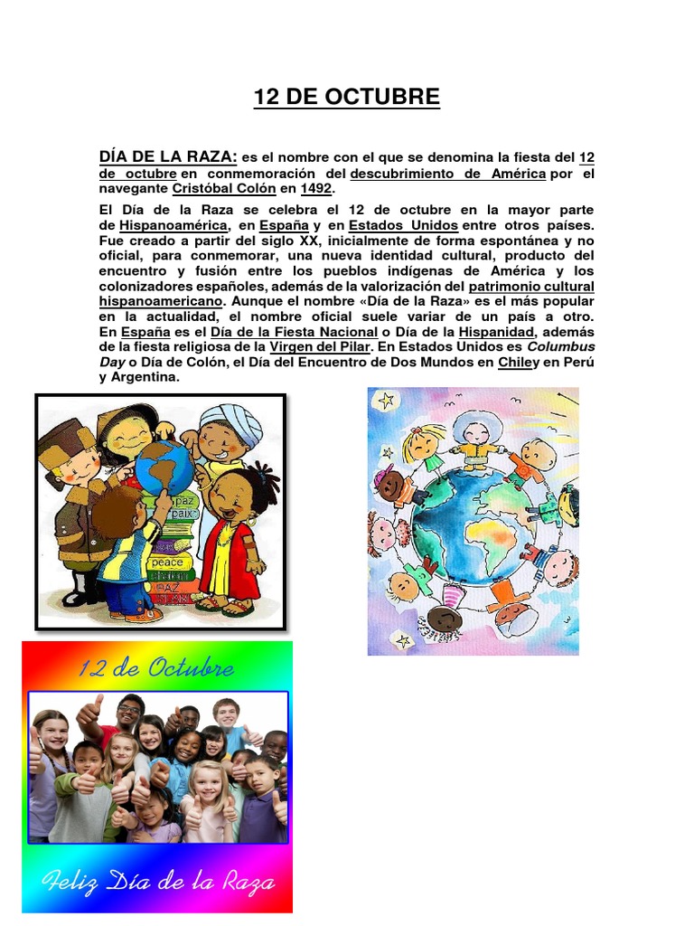 12 de Octubre | PDF | Viajes y turismo