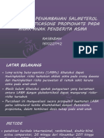 Keamanan Penambahan Salmeterol Dengan Fluticasone Propionate Pada Anak