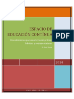 Procedimientos para Confeccionar Protesis Hibridas y Sobredentaduras