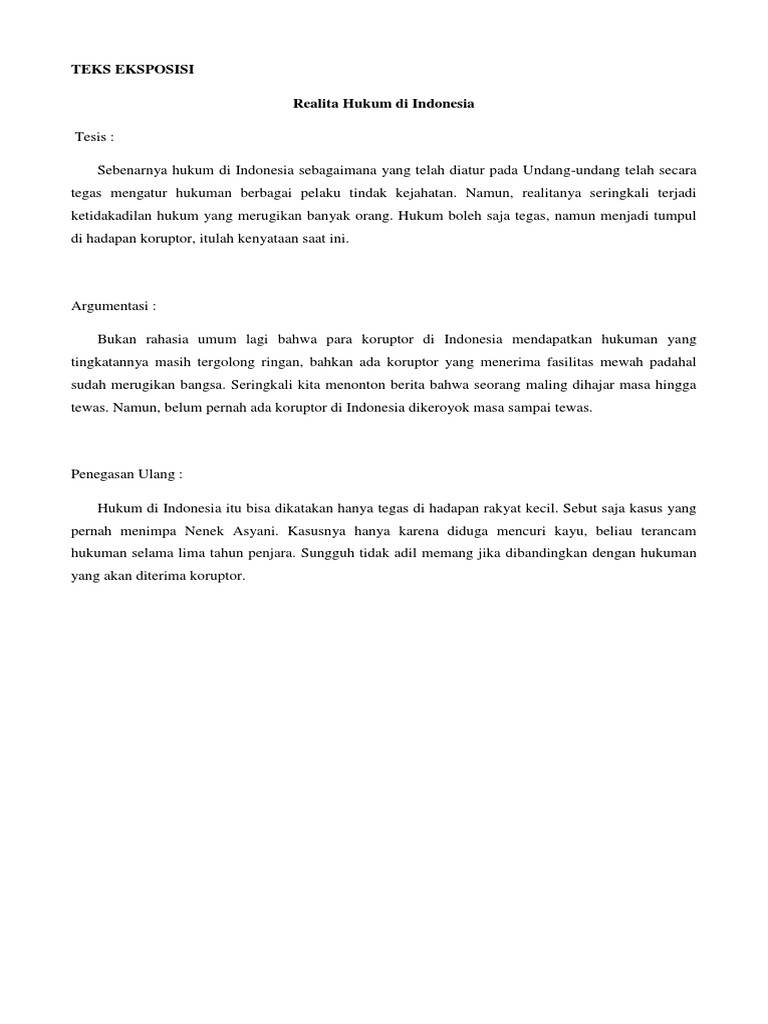 Teks Eksposisi Pdf