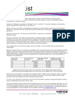 Pointwise Price List