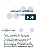 Class 1_Introduction to Retailing