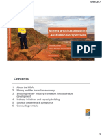 Mining and Sustainability - Australian Perspectives