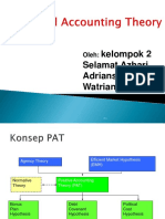 TEORI AKUNTANSI Teori Akuntansi Positif