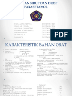 Sediaan Sirup Dan Drop Parasetamol Farmasetika Sediaan Liquida