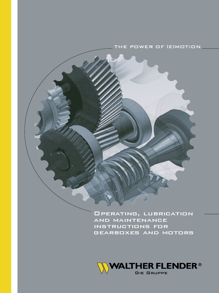 Operation Instructions Gear Boxes PDF | PDF | Mains Electricity ...