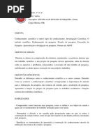 TÉCNICA DE ESTUDO E PESQUISA 