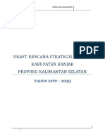 Draft Rencana Strategis Skpd-Kab Banjar