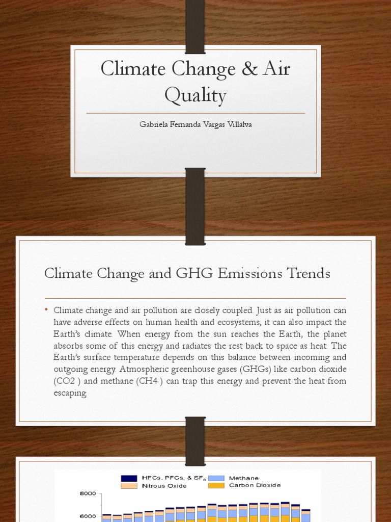 Climate Change's Effect on Air Quality | PDF | Greenhouse Gas | Air ...