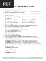 Class XI (Basic Mathematics) Mathematis Booklet