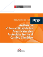 Análisis de Vulnerabilidad de las Áreas Naturales Protegidas frente al Cambio Climático - PERU