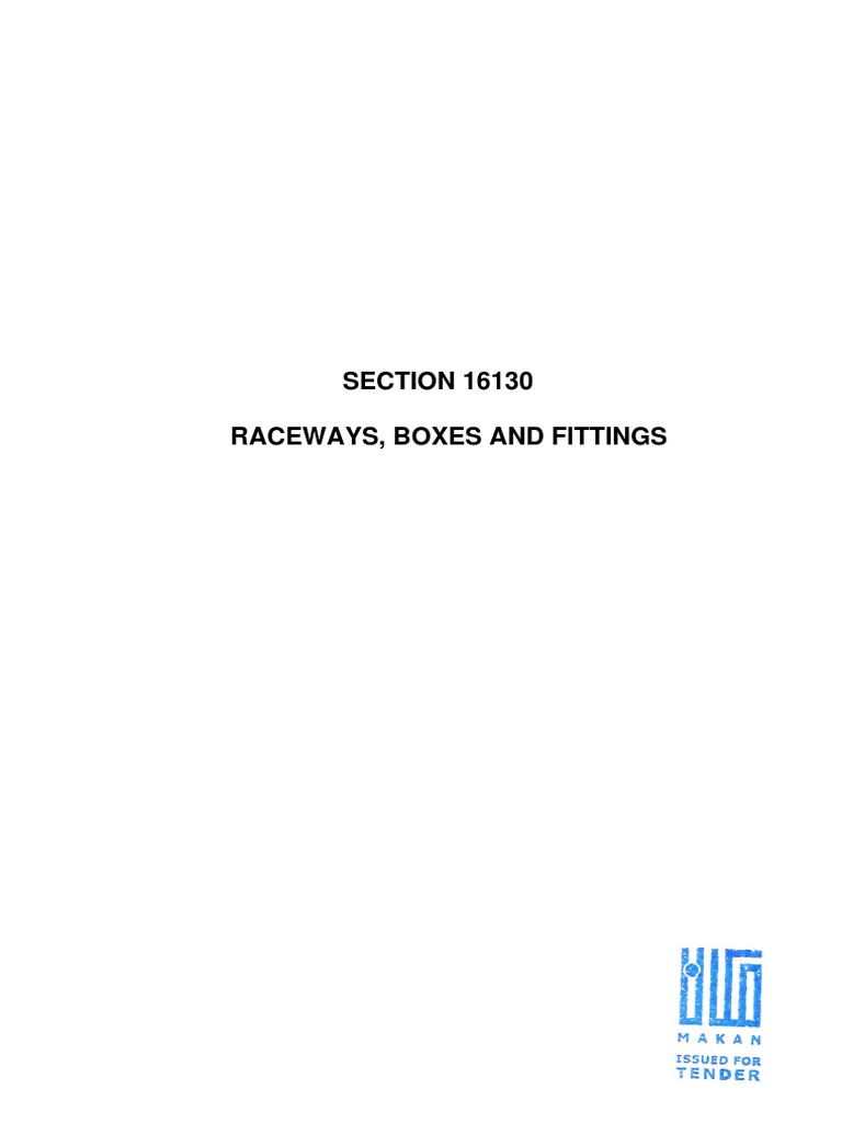 Raceways, Boxes, and Fittings Guide | PDF | Electrical Wiring | Industries