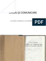 Liliana Ionescu Ruxandoiu - Limbaj Si Comunicare