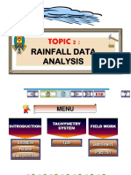 Topic 2 - Rainfall Data Analysis 1