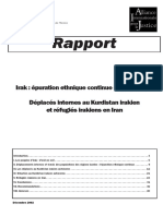 Arabisation Du Kurdistan Irakien