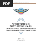 Plan Estrategico 2016 AASANA