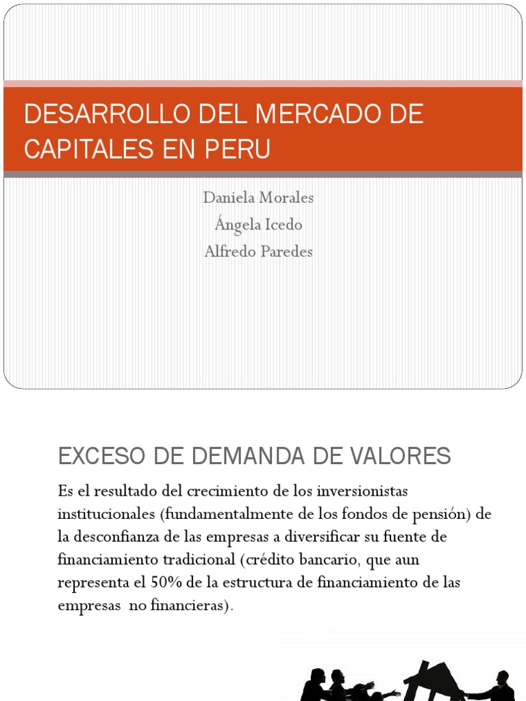 Desarrollo del Mercado de Capitales en Perú | PDF | Bolsa | Sistema ...