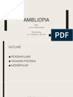 Amblyopia