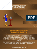 Entrepreneurship (Kewirausahaan)