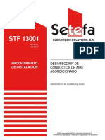 STF 13001 Desinfeccion de Conductos