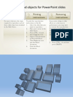 3D Shapes and Objects For Powerpoint Slides: Reproduction Instructions Printing Instructions Removing Instructions