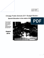 CPS Special Education Budget Report FY2011