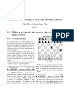 Elementos de tática e estratégia em aberturas abertas