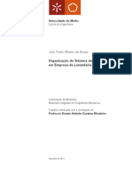 Organização Do Sistema de Manutenção em Empresa de Lavandaria Industrial PDF