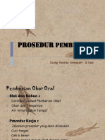 Prosedur Pemberian Obat