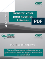 Presentacion de Servicios Del Cast