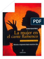La Mujer en El Cante Flamenco-carmen Garcia-matos